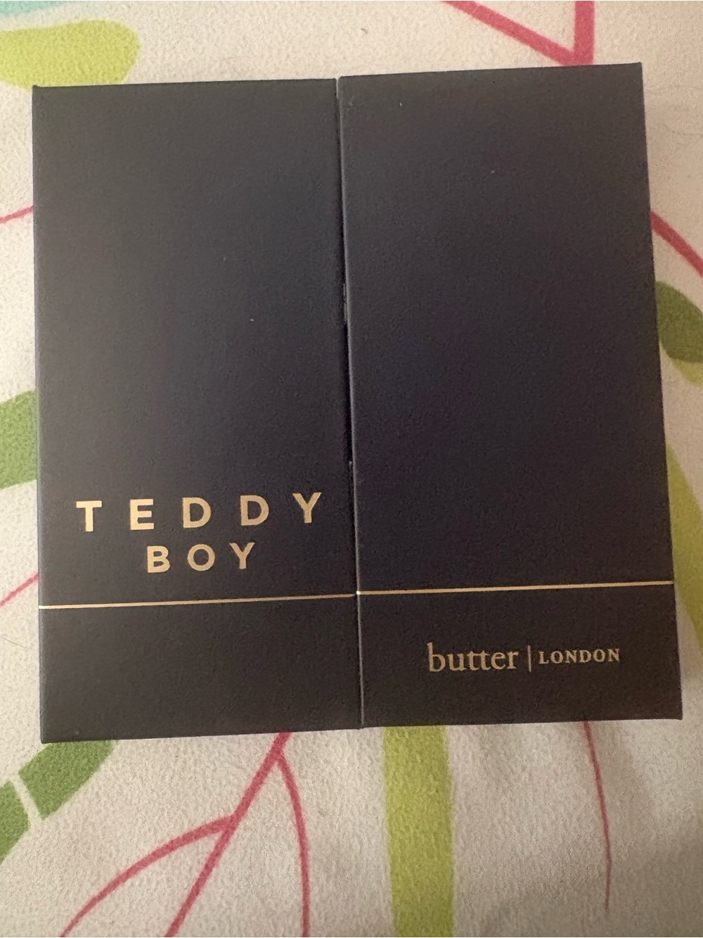 butter LONDON Teddy Boy eyeshadow with Gold Accents